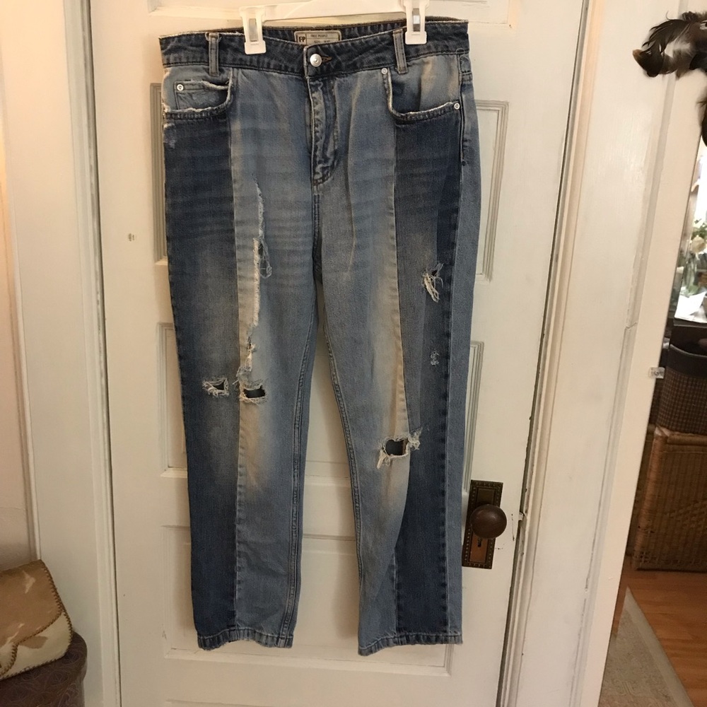 Free People distressed jeans